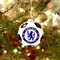 Tree Buddees x Chelsea F.C. Official Football Club Bauble Limited Edition Christmas Ornament - Glass Soccer Ball